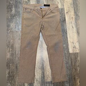 Marc Ecko Cut & Sew Deadly Threads Pants Chino Unique Brown Slim Size 38